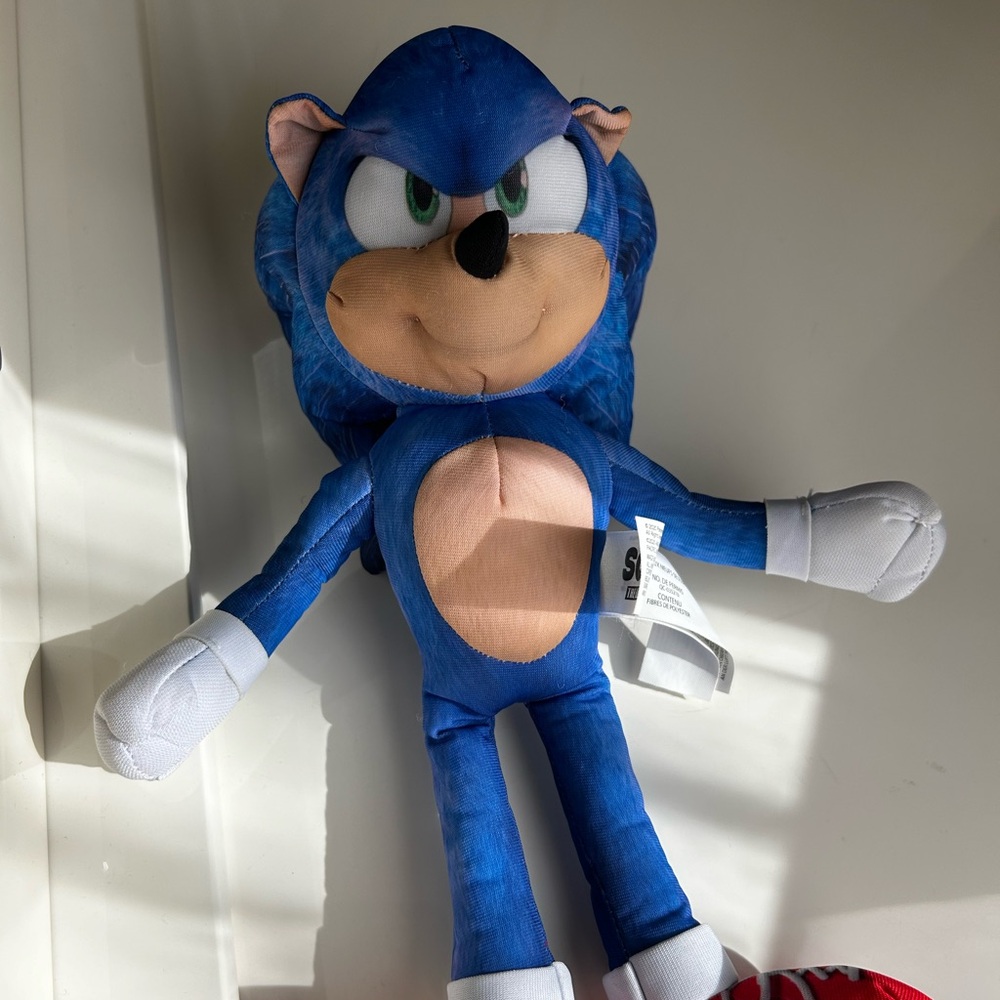 Sonic the Hedgehog, Sonic movie plush.